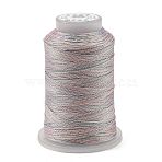 6-Ply Polyester Cord, with Metallic Thread, for Jewelry Making, Colorful, 0.5mm, about 251.53 Yards(230m)/Roll(OCOR-L046-A08)