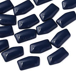 Opaque Acrylic Cabochons, Nuggets, Prussian Blue, 27x14.5x5mm, about 300pcs/500g(MACR-S373-136-A06)