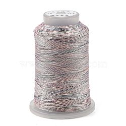 6-Ply Polyester Cord, with Metallic Thread, for Jewelry Making, Colorful, 0.5mm, about 251.53 Yards(230m)/Roll(OCOR-L046-A08)