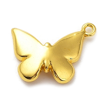 Alloy Pendants, Butterfly, Golden, 13x17x4mm, Hole: 1mm