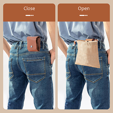 Canvas Cloth Outdoor Foraging Bags(AJEW-GF0014-62A)-5
