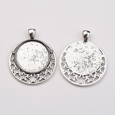 Bubble Locket Alloy Pendant Cabochon Bezel Settings(DIY-X0268-03AS)-3