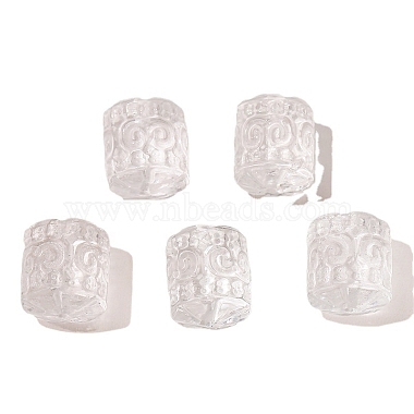 Natural Quartz Crystal Carved Beads(PW-WG41041-01)-6