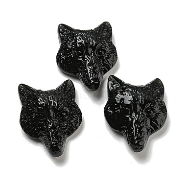 Fox Obsidian Pendants