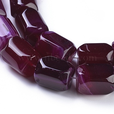 Natural Agate Beads Strands(G-L542-B09)-2
