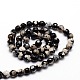 Faceted Natural Agate Round Beads Strands(G-E319C-6mm-06)-2