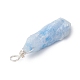 Electroplated Natural Quartz Crystal Dyed Pendants(PALLOY-JF02324-05)-4