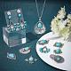 16Pcs 8 Styles Synthetic Turquoise Pendants(FIND-SC0003-47)-5