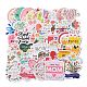 Mother's Day Self-Adhesive Paper Gift Tag Stickers(AJEW-Z019-01C)-1