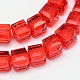 Faceted Cube Transparent Glass Beads Strands(X-EGLA-E041-5mm-D07)-2