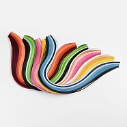 6 Colors Quilling Paper Strips, Gradual Color, Mixed Color, 390x3mm, about 120strips/bag, 20strips/color(DIY-J001-3mm-A)