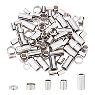 100Pcs 5 Style 304 Stainless Steel Spacer Beads, Mixed Shapes, Stainless Steel Color, 20pcs/style(STAS-UN0030-32)