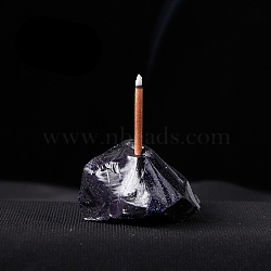 Synthetic Blue Goldstone Incense Holder, Home Display Decoration, Nugget, 40~60mm(PW-WG14720-21)