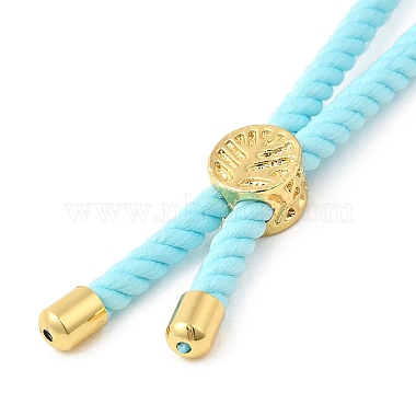 Twisted Nylon Cord Silder Bracelets(DIY-B066-03G-09)-3