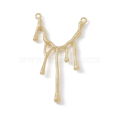 Real 18K Gold Plated Branch Brass Links