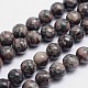Round Natural Fossil Bead Strands(G-L419-49A)-1