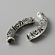 Tibetan Style Alloy Curved Tube Beads(FIND-TAC0014-37AS)-1
