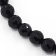 Synthetic Black Stone Beads Strands(G-GSFR8mm-C044)-1