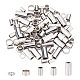 100Pcs 5 Style 304 Stainless Steel Spacer Beads(STAS-UN0030-32)-1