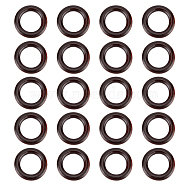 Wood Linking Rings, Macrame Wooden Rings, Round Ring, Coconut Brown, 33x6mm, Inner Diameter: 20mm(WOOD-WH0027-69C)