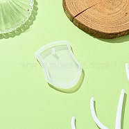 DIY Silicone Molds, Pendant Molds, Resin Casting Molds, for UV Resin, Epoxy Resin Jewelry Pendants Making, Shield, 47x34x8mm(DIY-YWC0003-01F)