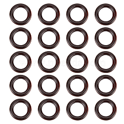 Wood Linking Rings, Macrame Wooden Rings, Round Ring, Coconut Brown, 33x6mm, Inner Diameter: 20mm(WOOD-WH0027-69C)