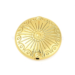 Alloy Beads, Long-Lasting Plated, Rack Plating, Flower, Golden, 17.5x5.5mm, Hole: 1.2mm(FIND-H012-02G)