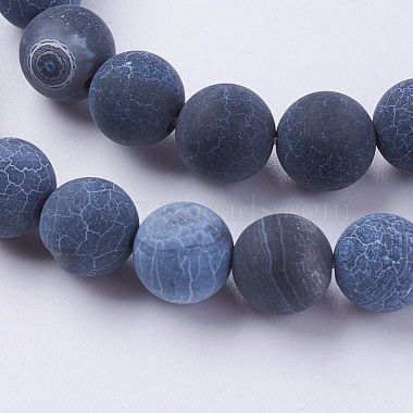 Natural Weathered Agate Beads Strands(G-G589-8mm-07)-3