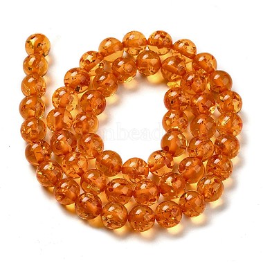 Resin Imitation Amber Beads Strands(RESI-Z017-01B)-2