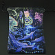 Double-Sided Printed Velvet Tarot Cards Storage Drawstring Bags(ZODI-PW0002-02A)-1