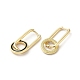 Real 18K Gold Plated Brass Ring Dangle Hoop Earrings(EJEW-L268-022G-01)-2