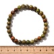 Natural Unakite Bead Stretch Bracelets(X-BJEW-K212-A-006)-4