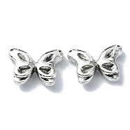 Tibetan Style Alloy Beads, Butterfly, Antique Silver, 15x20.5x5mm, Hole: 1.8mm, about 104pcs/500g(TIBEB-F065-06AS-03)