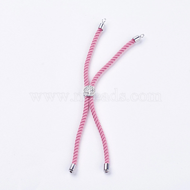 Création de bracelets à cordon torsadé en nylon(MAK-F018-P-RS)-3