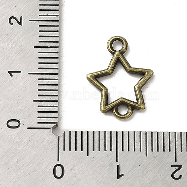 Tibetan Style Alloy Connector Charms(PALLOY-M217-25AB)-3