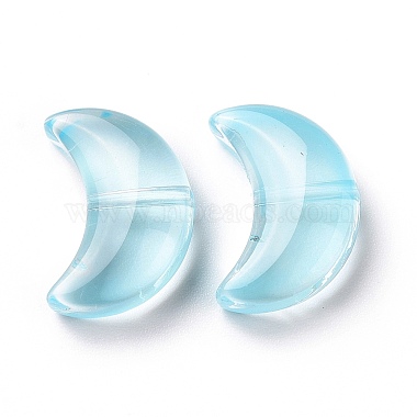 Transparent Spray Painted Glass Beads(GLAA-I050-04F)-2