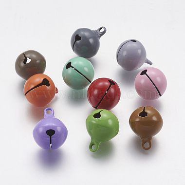 Mixed Color Bell Brass Pendants