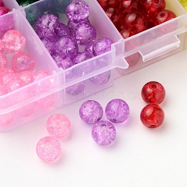 Spray Painted Transparent Crackle Glass Beads Strands(CCG-X0002-B)-3