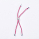 Création de bracelets à cordon torsadé en nylon(MAK-F018-P-RS)-3