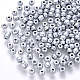 8/0 Baking Paint Glass Round Seed Beads(SEED-S036-01B-14)-1