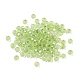 cuentas de semillas de vidrio revestidas de plata esmerilada(GLAA-Q096-02G)-1
