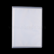 5 Inch Transparent  PP Plastic Photocard Storage Albums, Photo Album with 80 Pockets, WhiteSmoke, 207x152x26.5mm(AJEW-WH0419-88B)