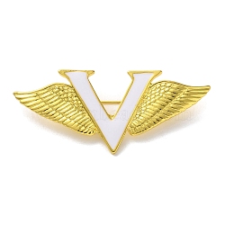 Cartoon Platinum Zinc Alloy Enamel Pin, Brooches with Resin for Backpack Clothes, Wing, 31.5x73mm(JEWB-D068-03G-03)