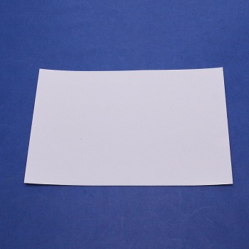 ABS Plastic Plates, Rectangle, White, 301x199x0.5mm