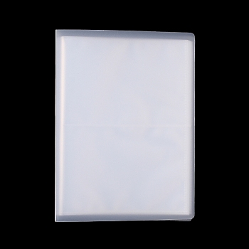 5 Inch Transparent  PP Plastic Photocard Storage Albums, Photo Album with 80 Pockets, WhiteSmoke, 207x152x26.5mm