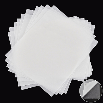 Iron on Adhesive Patch, for Clothing, Fusible Interfacing Fabric, Lightweight Patches, Rectangle, White, 303x257x0.1mm