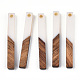 Opaque Resin & Walnut Wood Pendants(RESI-TAC0021-43A)-1