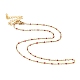 Brass Enamel Cable Chain Necklaces(X-NJEW-JN02920-06)-1