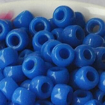 Opaque Acrylic Beads, Large Hole Beads, DIY Accessories for Children, Barrel, Black, 8.5x6mm, Hole: 4mm, 3272pcs/810g