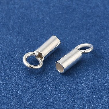 925 Sterling Silver Cord Ends(STER-P055-01B-S)-2